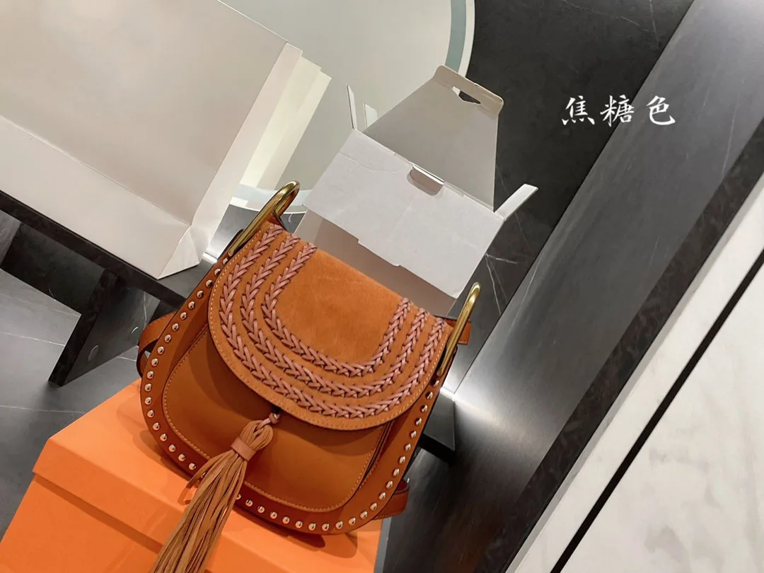 

101983 84 2021New women's fashion saddle bag single shoulder bag diagonal bag