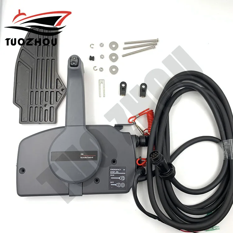 

703-48205 Новый Подвесной Двигатель пульт дистанционного управления в сборе тянуть для открытия, для лодочного двигателя Yamaha, 10 контактов толчок для открытия 703-48272-12