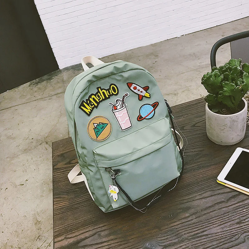 2019 фирменный дизайн значок женский рюкзак модная школьная сумка для девочек