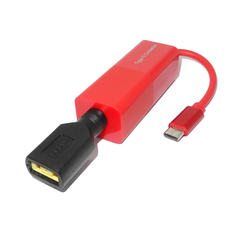 Адаптер питания постоянного тока для ноутбука разъем USB Type C штекер в квадратный