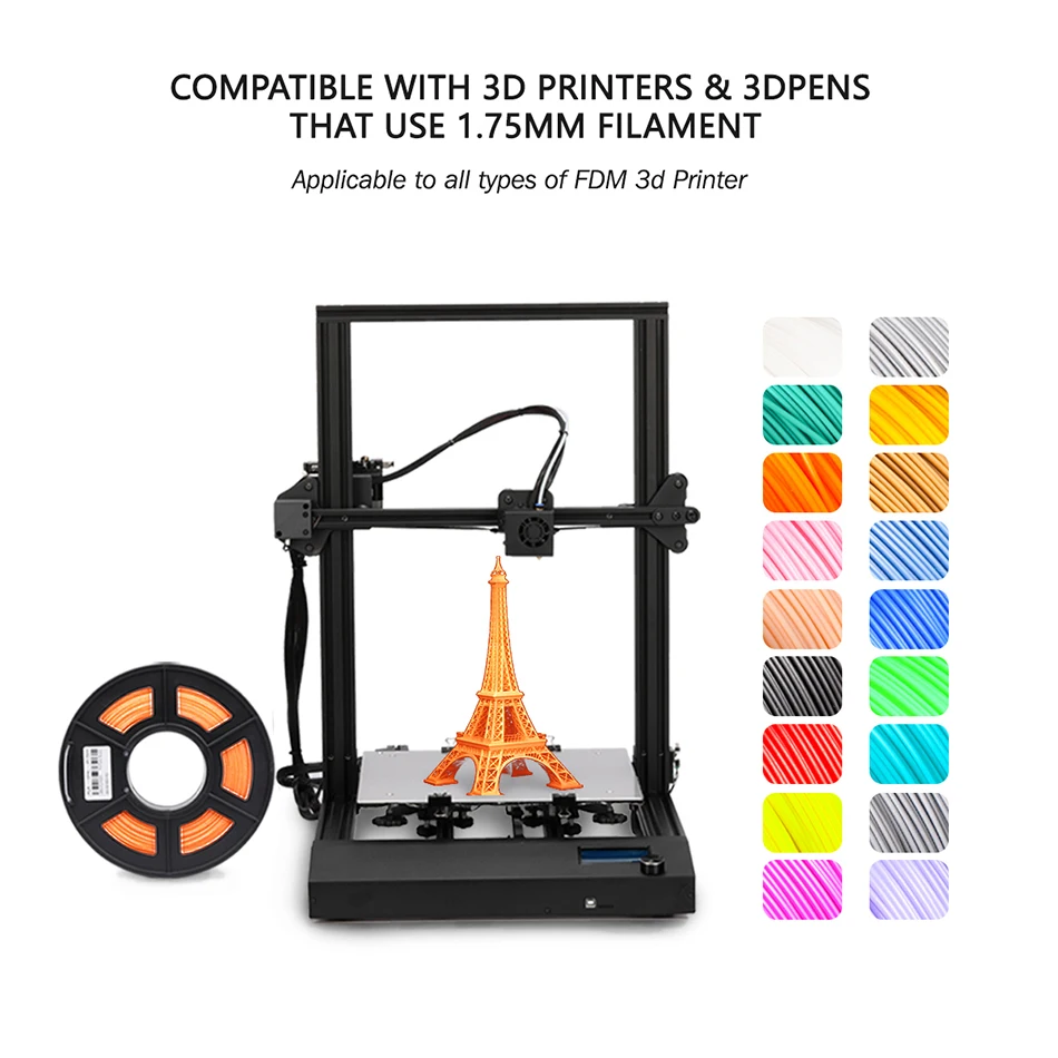 SUNLU 3D Printer Filament PLA 1.75MM 1KG Plastic PLA 3D Printing Material Children Scribble Pen Consumable