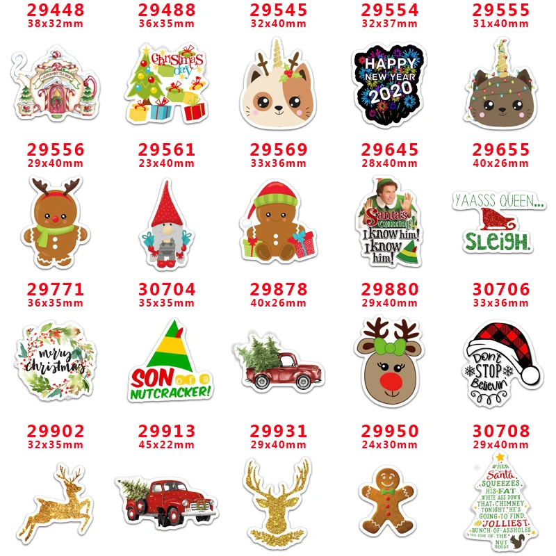 Бесплатная доставка 30 шт. плоское украшение из смолы Рождественская Смола pr30708 |