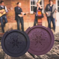 new guitar soundhole cover silicone sound hole cover guitar buffer sound acoustic folk plug parts accessory block classic w b8x2