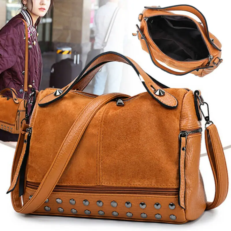 Дизайнерские женские большие сумочки из искусственной кожи мессенджер Хобо тоут