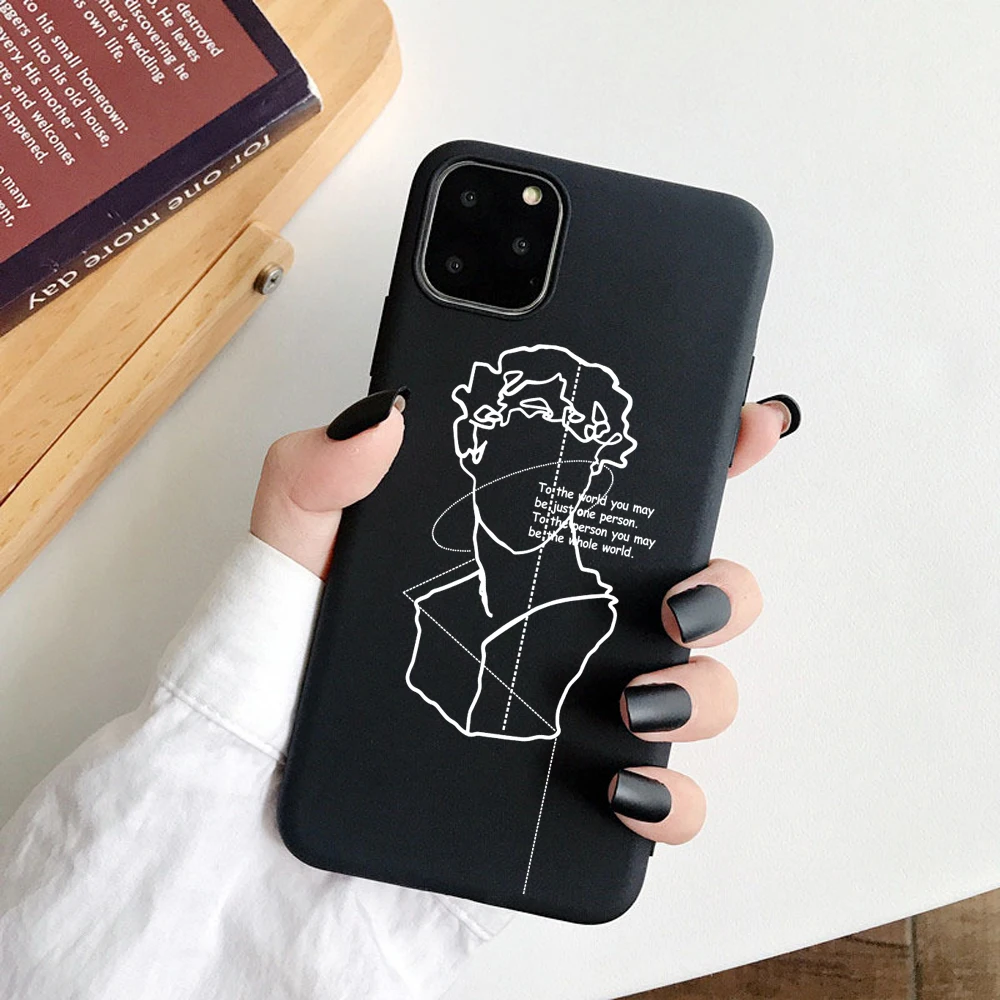 Модный мягкий силиконовый чехол для iPhone 6 11 Pro 8 8Plus X XS Max 7 7Plus 5S