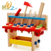 children classic wooden puzzle tool table screwing blocks model building tool sets educational kids wood basic life skills toys