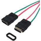 2-5 шт. Micro USB Jack Type-C сварочный провод типа W водонепроницаемый с положительными и отрицательными проводами гнездовой разъем для зарядки