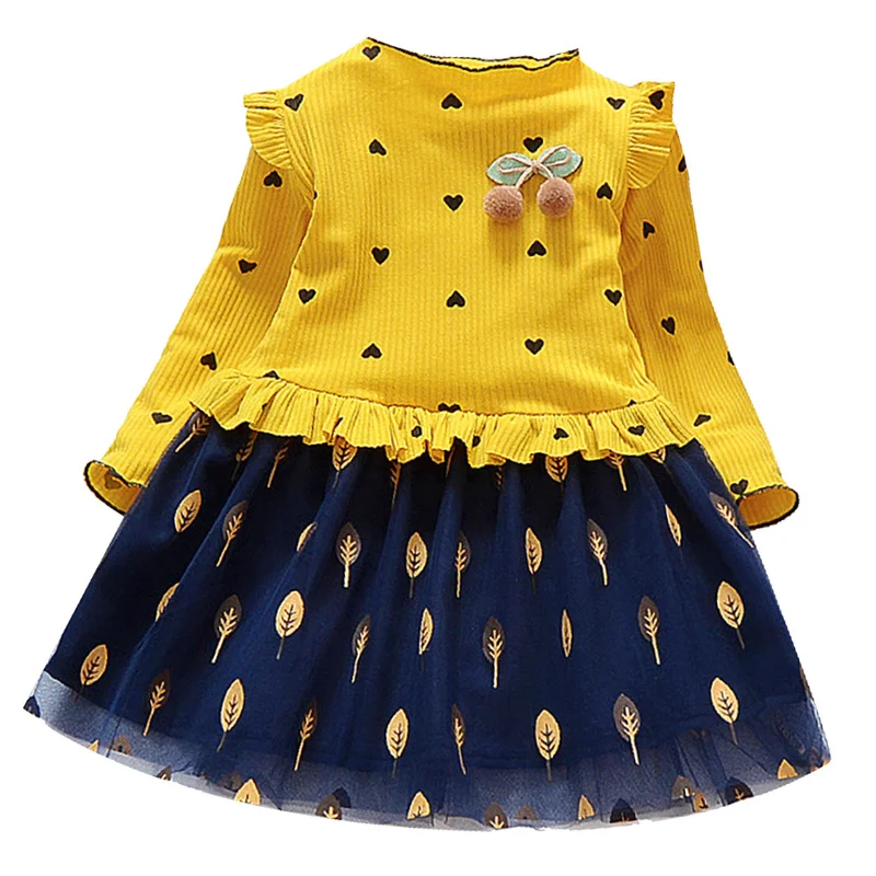 

Toddler Baby Kids Girls Princess Tutu Dress Long Sleeve Ruffle Frill Party Vestidos