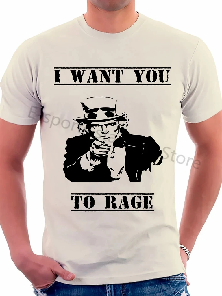 

Creative Astronaut/Dog/Uncle Sam Shirt Men's T-shirt 2021 New Personality Breathable Oversized Top Fashion Simple Sports Shirt