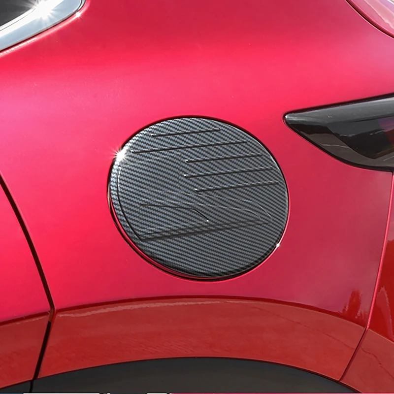 Для Mazda CX 30 CX30 2020 ABS углеродное волокно крышка топливного бака Накладка на газовый