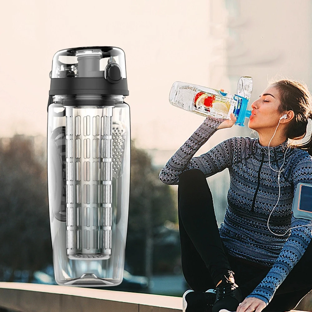 Спортивные бутылки для воды чашка портативная ручная велосипедная бутылка
