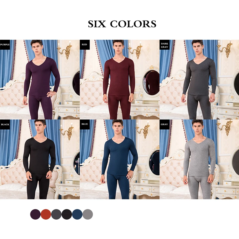 Новинка зимние кальсоны мужские комплекты термобелья сохраняющие тепло для