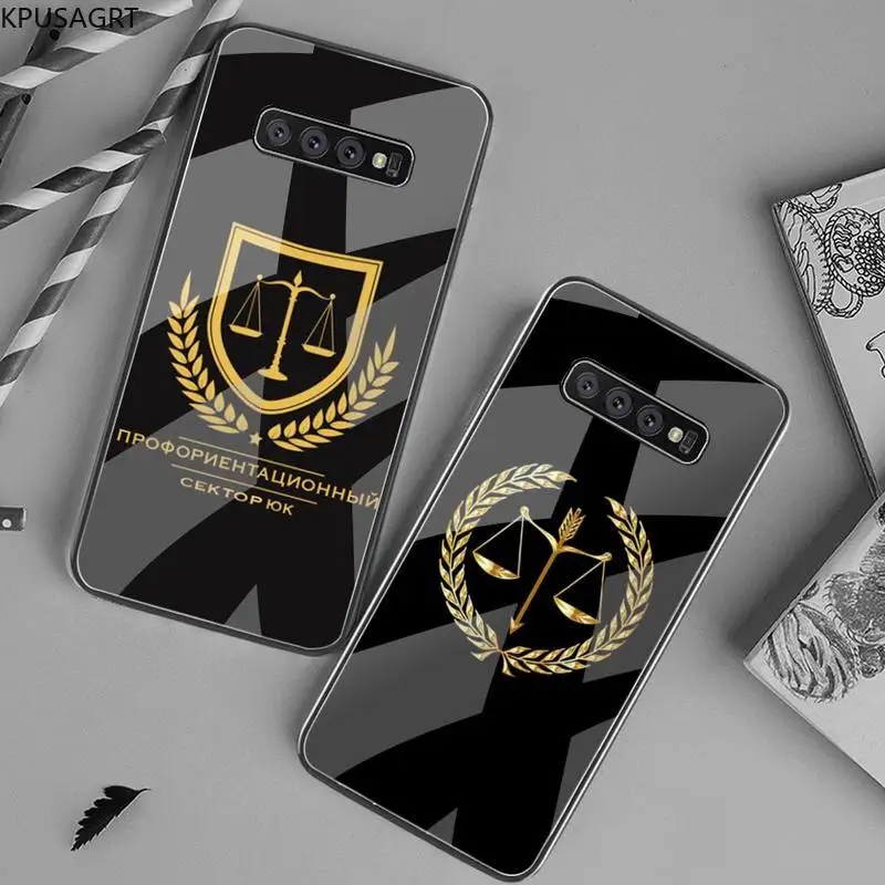 

KPUSAGRT Law Lawyer Judge Phone Case Tempered Glass For Samsung S20 Plus S7 S8 S9 S10 Plus Note 8 9 10 Plus