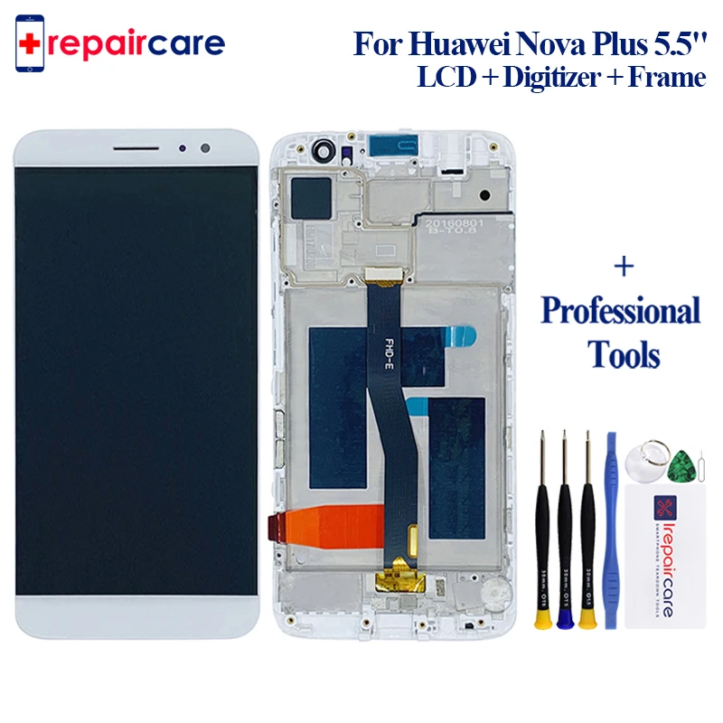 Черный/белый/золотой для Huawei Nova Plus TD LTE MLA L11 L02 ЖК дисплей + цифровой