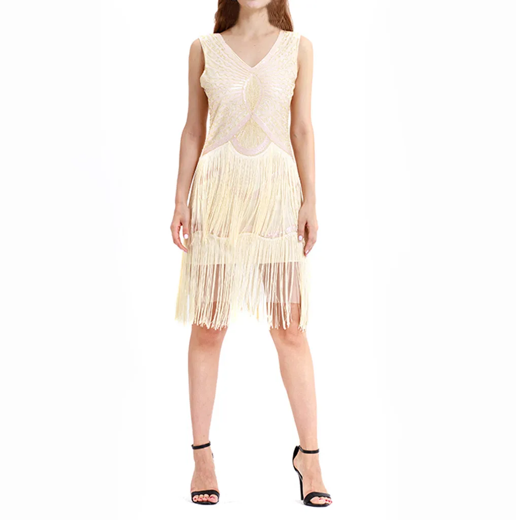Женское праздничное платье KANCOOLD летнее черное средней длины в стиле ретро