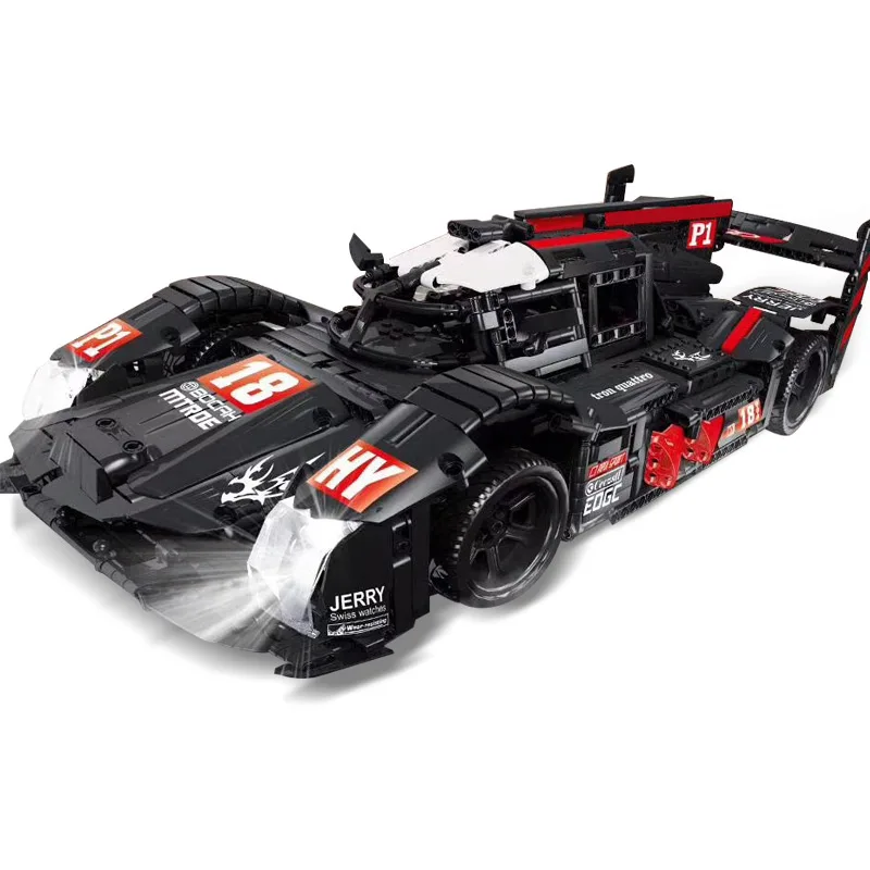 no motor function Yeshin Technic машинки черный R18 скоростной двигатель автомобиля набор RC сборки игрушечные модели автомобилей Детские Рождественские подарки строительные блоки кирпичи - Цвет: no motor function