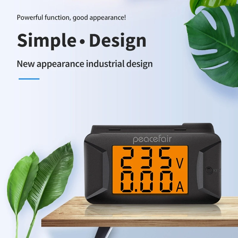 

K1KA AC 40-400V 0-100A Voltmeter Ammeter Voltage Current Meter Built-in Transformer