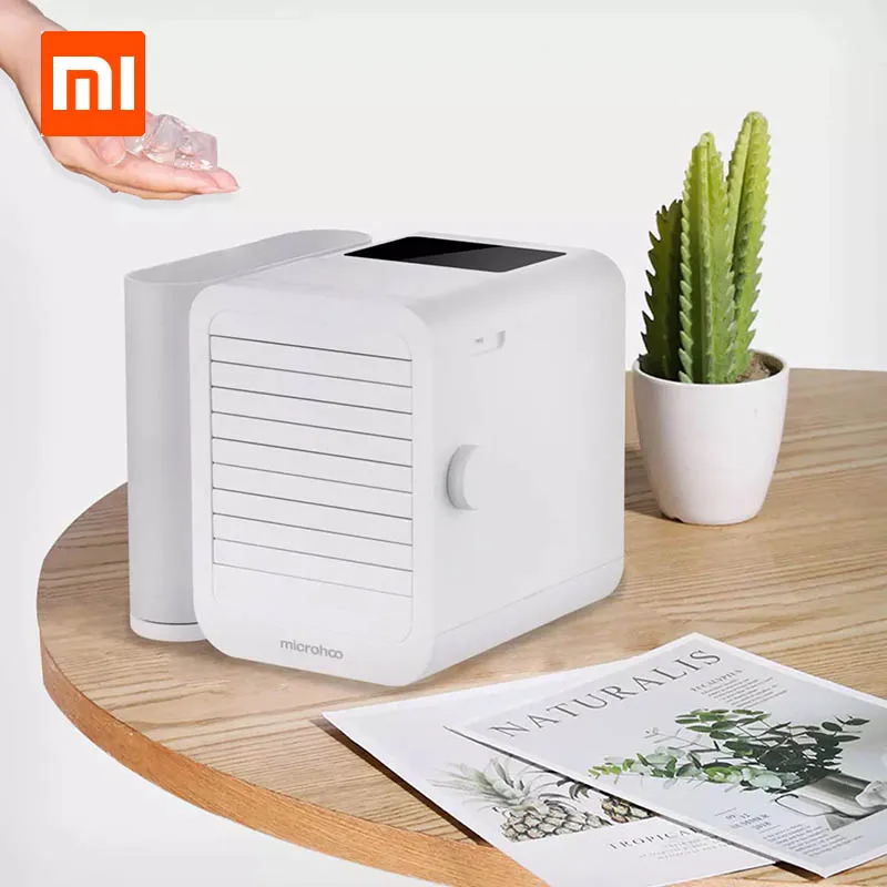 XIAOMI Microhoo 3 в 1 мини Кондиционер Вентилятор водяного охлаждения сенсорный экран