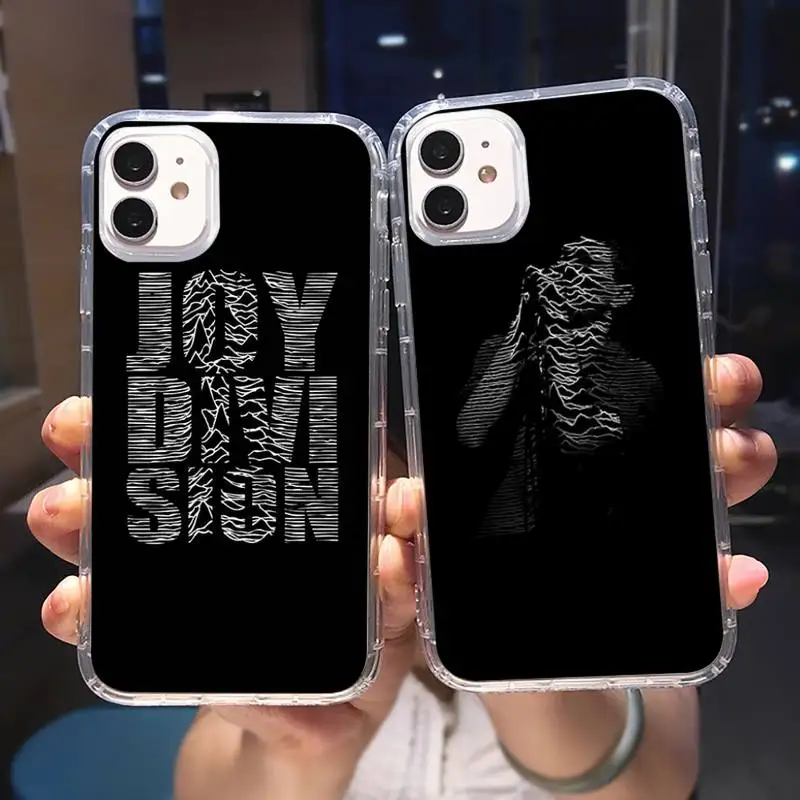 

Joy Division Ian Curtis Phone Case Transparent for iPhone 6 7 8 11 12 s mini pro X XS XR MAX Plus cover funda shell