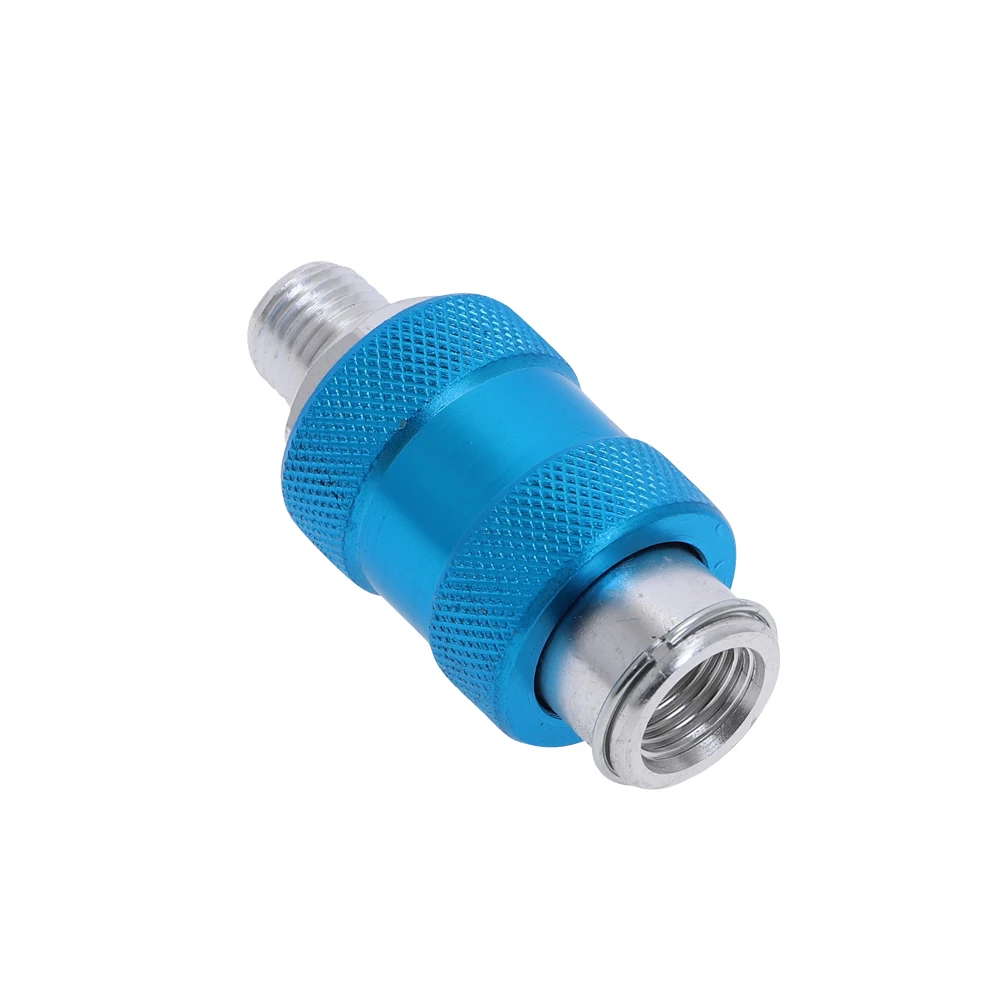 HSV-08 G1/4 &quotM/F резьба Серебряный тон синий ручной скользящий клапан | Обустройство