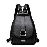 winter women leather backpacks fashion shoulder bags female backpack ladies travel backpack mochilas school bags for girls