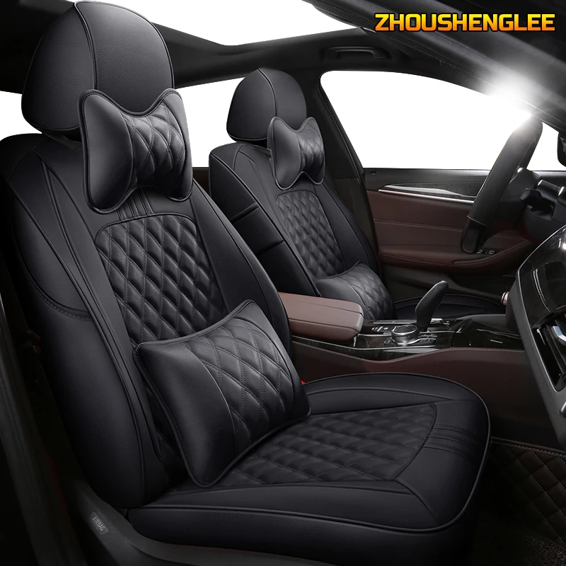 Custom Leather car seat cover set For Honda Spirior Elysion SHUTTLE Greiz UR-V GIENIA INSPIRE Automobiles Seat Covers