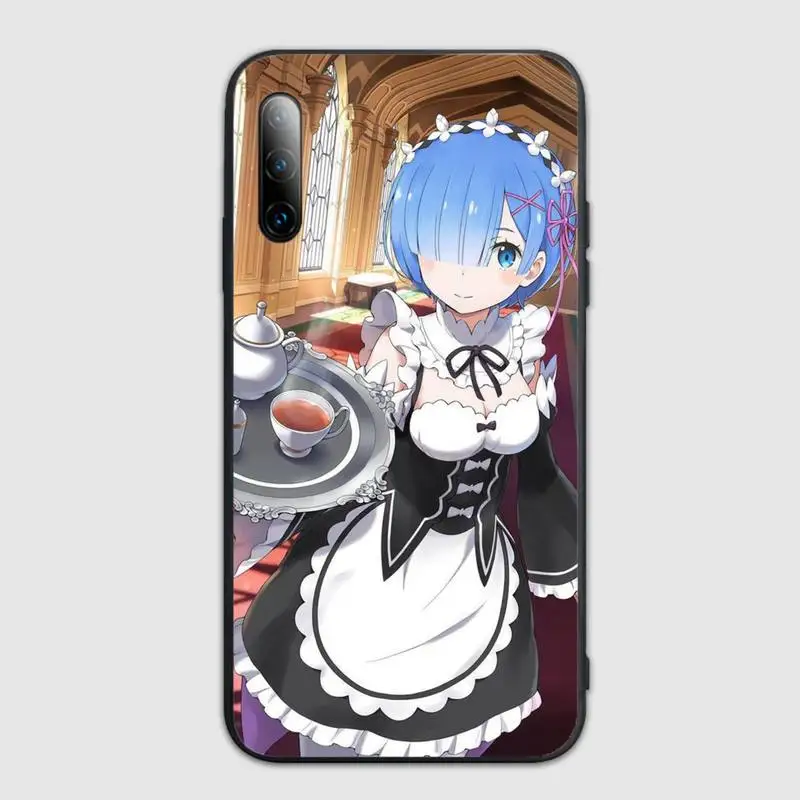 

Anime Rem Re Zero Phone Case For honor 8a 5 7 10i 9 10 20 30 v 7 9 honorview pro Cover Fundas Coque
