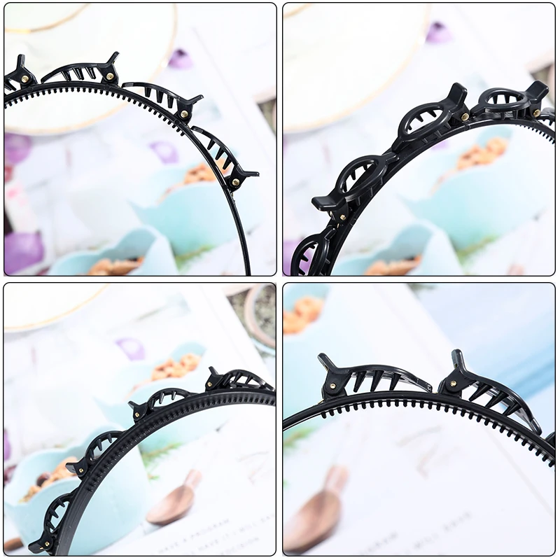 

AWAYTR Unisex Alice Hairband Headband Men Women Sports Hair Band Hoop Metal Hoop Double Bangs Hairstyle Hairpin Hair Accessories