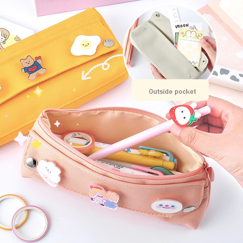 Милая сумка для карандашей в японском стиле студенческие канцелярские товары