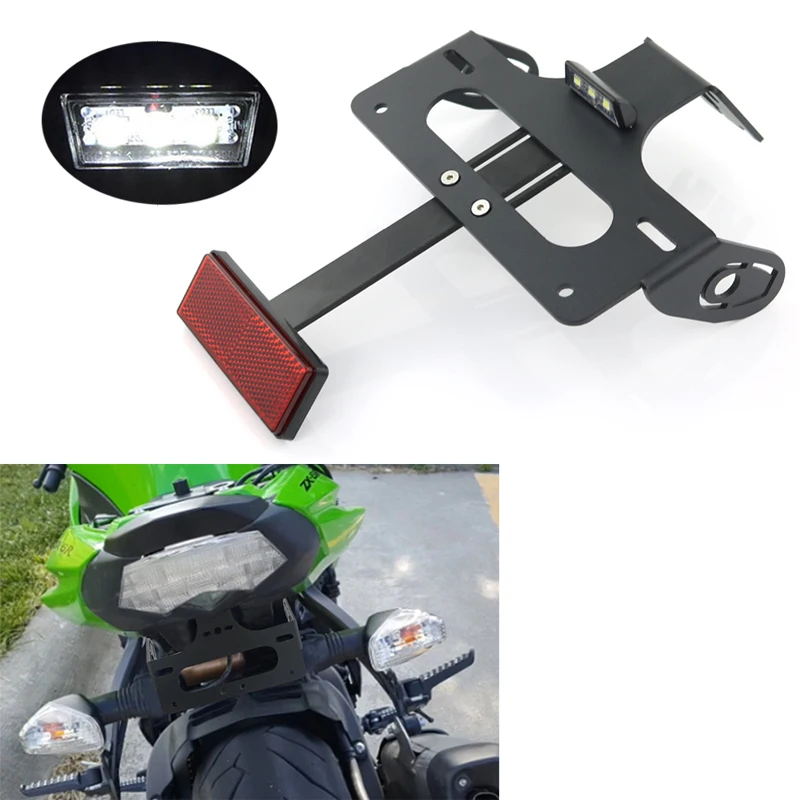 Подходят для Kawasaki Ninja ZX-10R ZX10R 2008-2010 ZX6R ZX-6R 2018 задний хвост аккуратный держатель