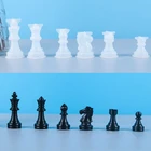 Хрустальные эпоксидная смола, форма шахматы шахматная доска литье силиконовая форма