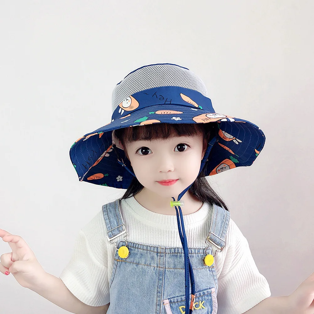 

Baby Sun Hat Smile Face Toddler UPF 50+ Sun Protective Bucket hat Nice Beach hat for Baby Girl boy Adjustable Cap