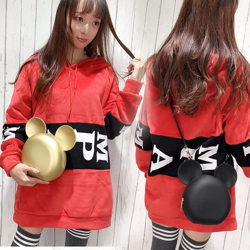 2019 женские сумки-мессенджеры с Микки Маусом зеленые модные сумочки из ПВХ в стиле