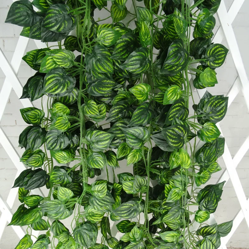 Искусственная трава искусственные растения виноградные листья лоза уличный