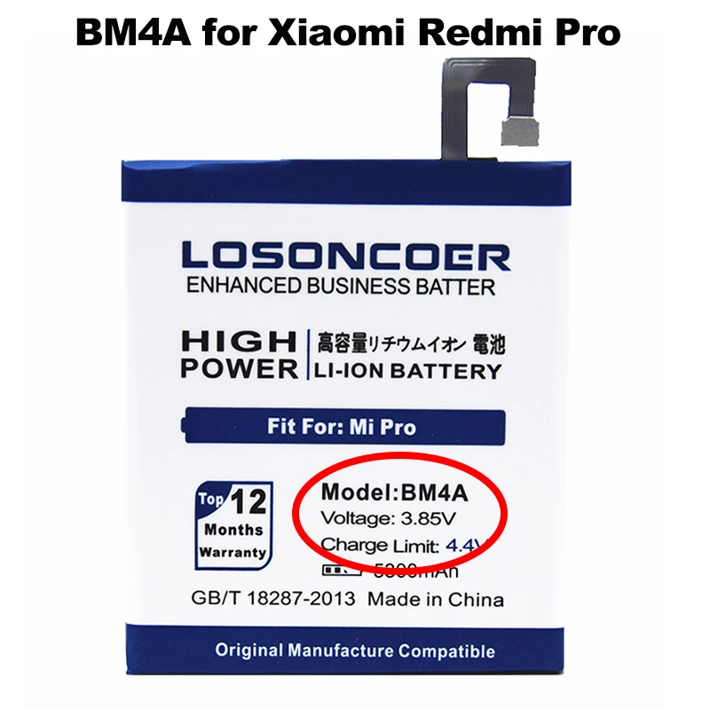 5550 мАч BM3A BM3B BM3C BM3L BM4A батарея для Xiao mi Red mi Pro батарея mi 7 mi 7 mi x 2 2S II 5,9" mi X2 mi X2S Note 3 9 mi 9 M9 mi 9 - Цвет: BM4A Battery