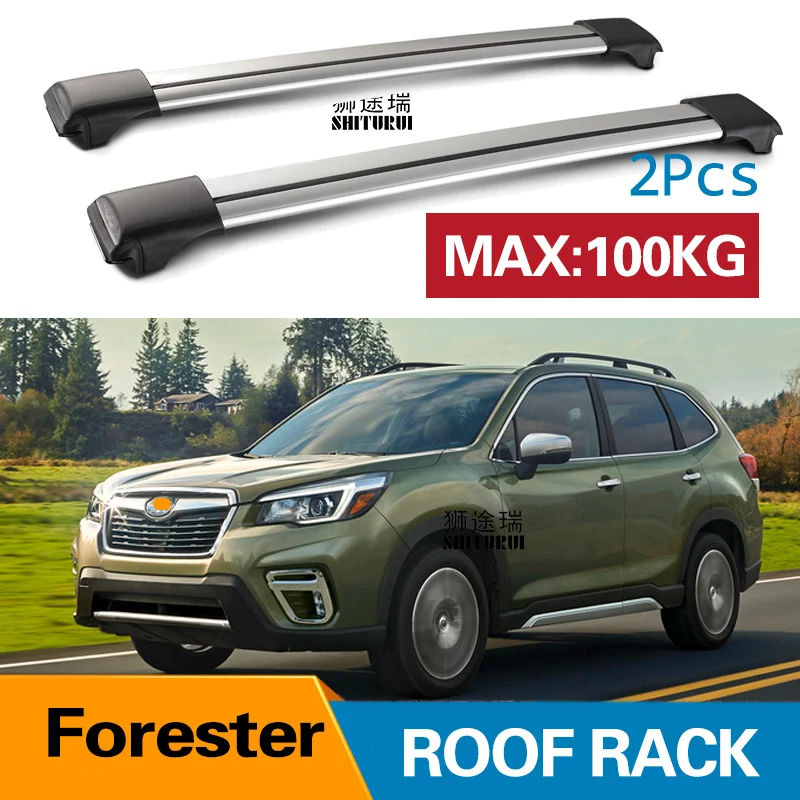 2 шт. полозья для SUBARU Forester 2013 2017 2015 2016 Алюминий сплав Боковые стержни поперечные