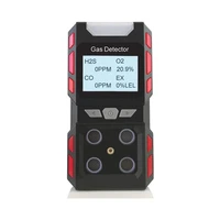 4 gas monitor multi gas detector sound light shock meter tester analyzer rechargeable portable and high quality