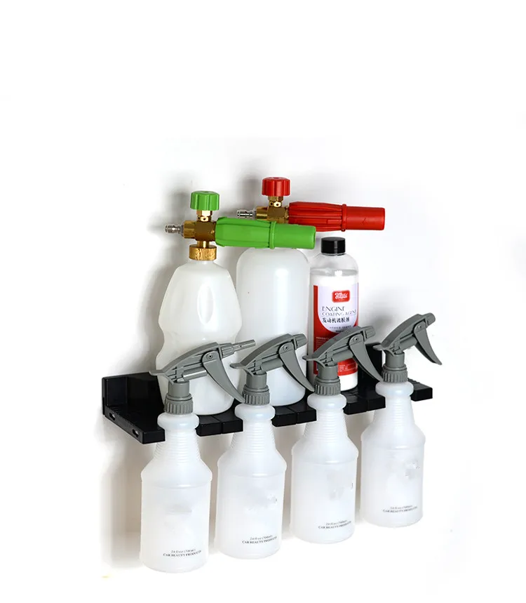 Спрей бутылка стеллаж для хранения абразивный Материал повесить вагон Красота