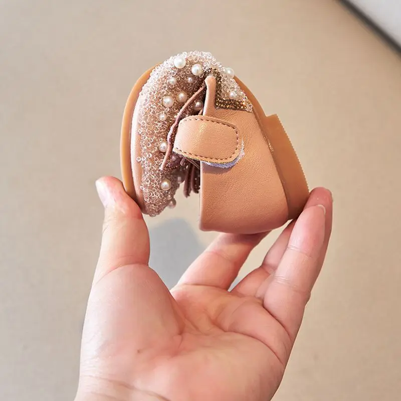 

Fashion Rhinestone Girls Big Bow Flats Baby Dance Party Girls Shoes Glitter Children Shoes Bling Princess Shoes Kids Shoes