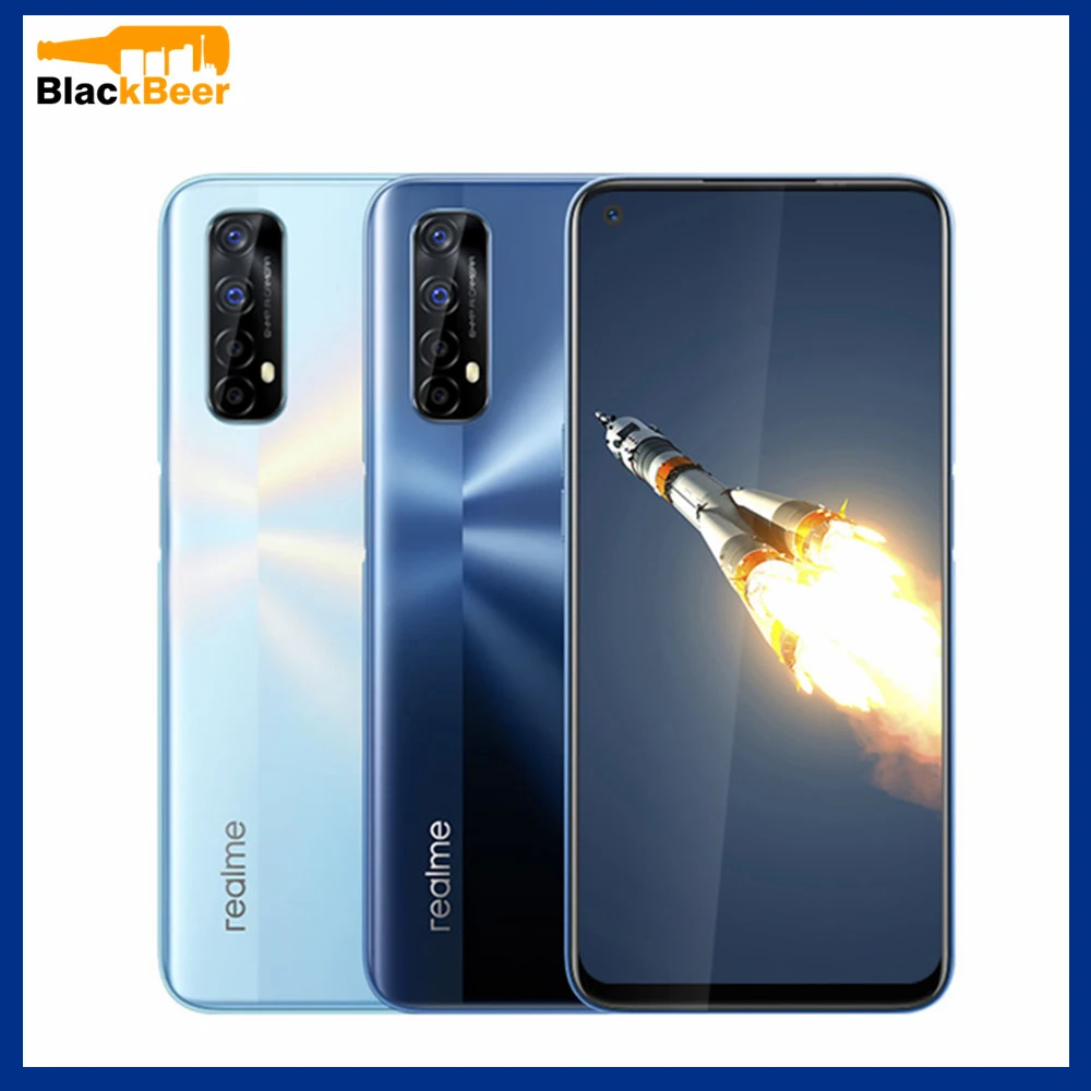 

Realme 7 6.5 inch Smartphone 4G Android 10.0 Global Mobile Phone 8GB+128GB Octa Core CellPhone Helio G95 48MP Al Quad Camera NFC