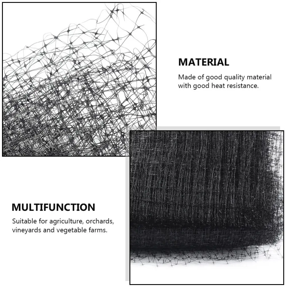 

2 Rolls of Useful Poultry Fences Anti-bird Nets with 40pcs Cable Ties (Black)