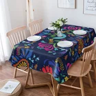 Скатерти в европейском стиле с цветами, водостойкие кухонные принадлежности, кофейный столик для гостиной, домашний декор, обеденный стол