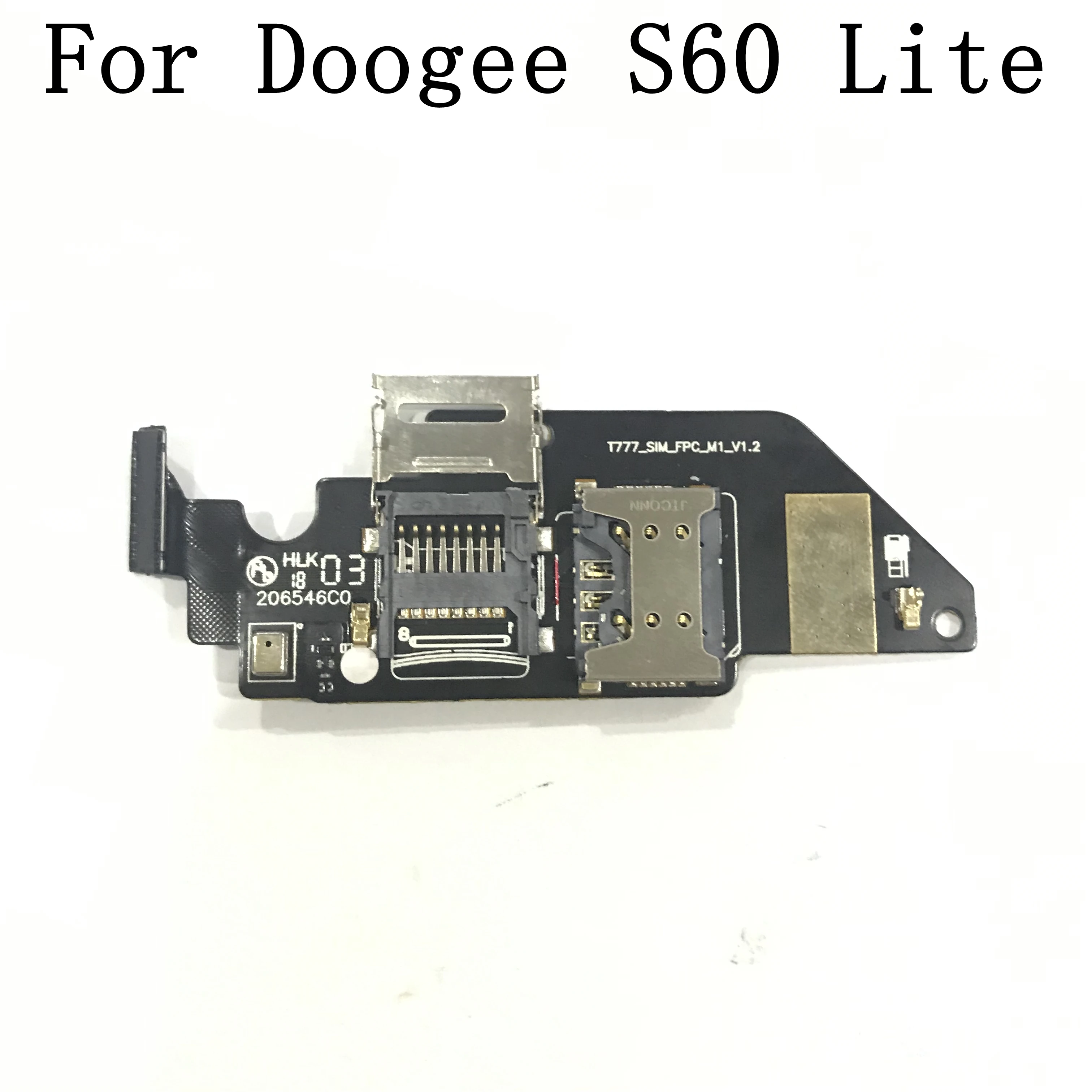 Doogee S60 Lite Новая плата слота для sim карты FPC Для ремонт починка Замена части|Шлейфы