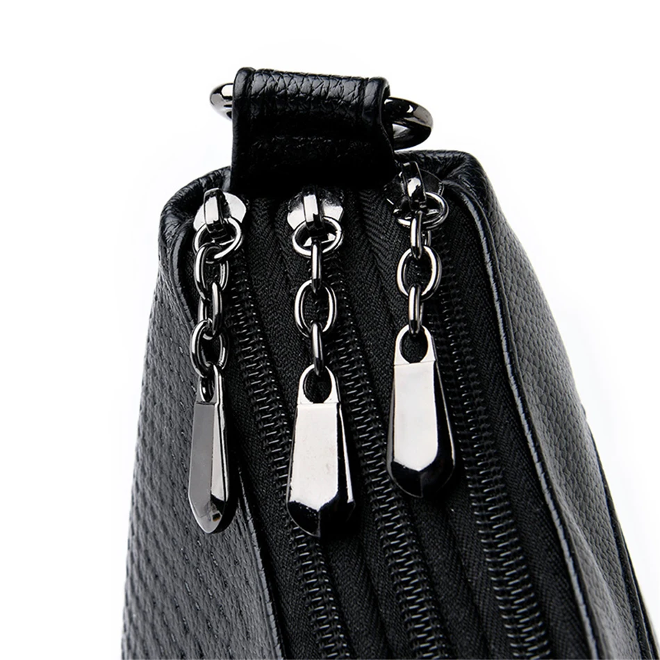 Сумка на плечо женская с 3 слоями роскошный саквояж из качественной кожи