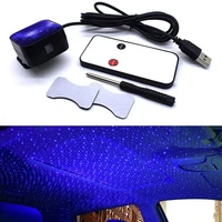 60 dropshippingcar auto roof usb interior led decorative ambients projector starry star light