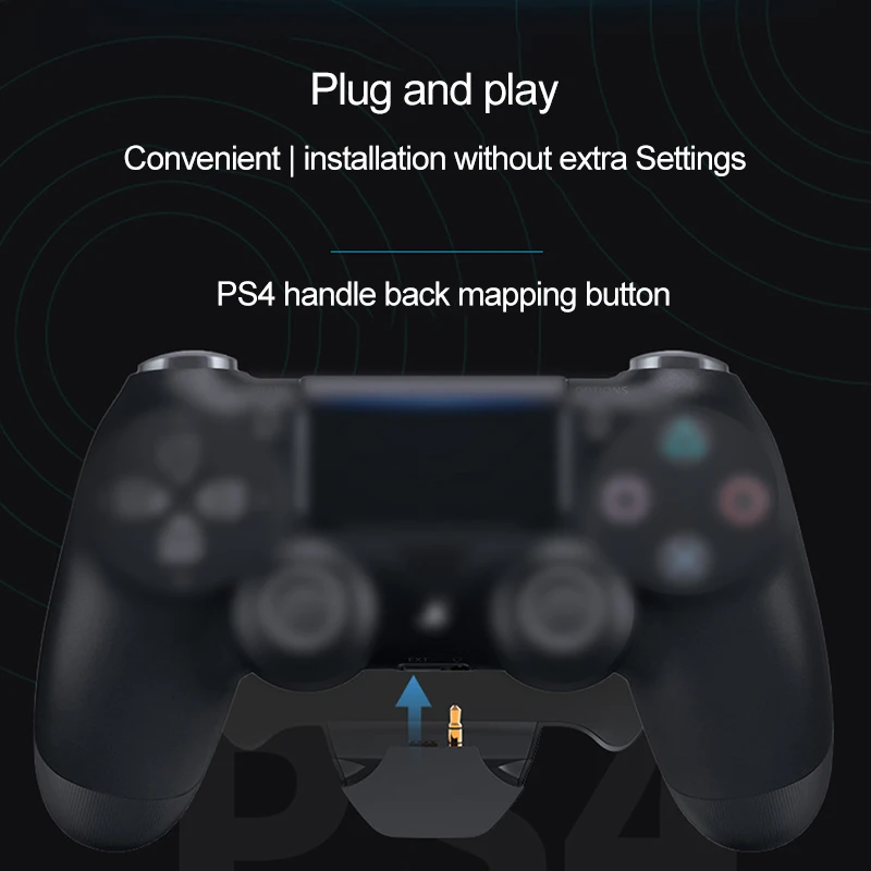 

Back Extender Rear Headphone Jack Keys Mapping Wireless Replacement Game Back Extender Back Button Attachment Extension