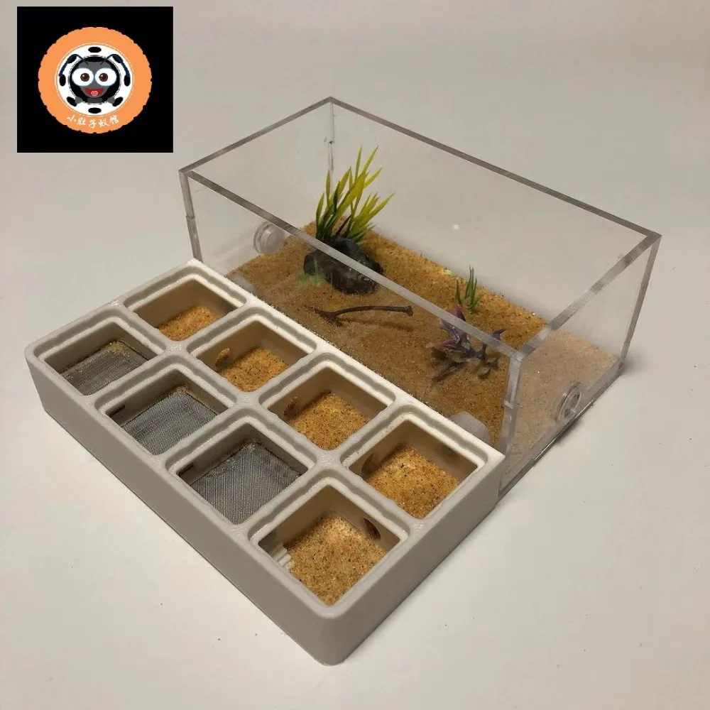3D печать PLA Ant Nest новые муравьи фермы плоские акриловые муравьи мастерские насекомые клетки граня де гормигаз nid fourmis вилла ПЭТ мания