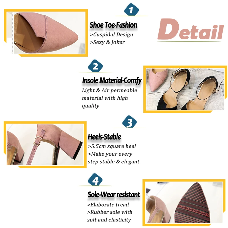 Женские матовые босоножки на высоком квадратном каблуке Классические вечерние с