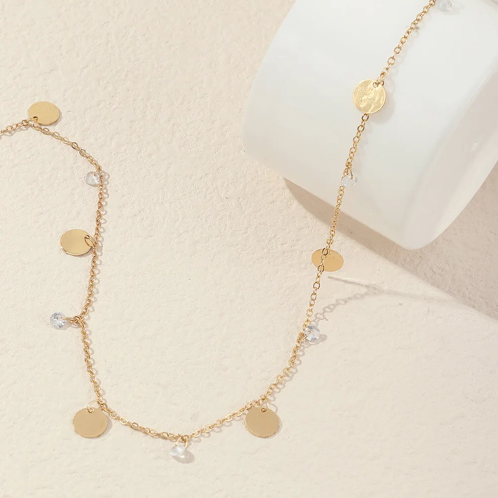 Модные металлические геометрические ожерелья для женщин модная цепочка на шею