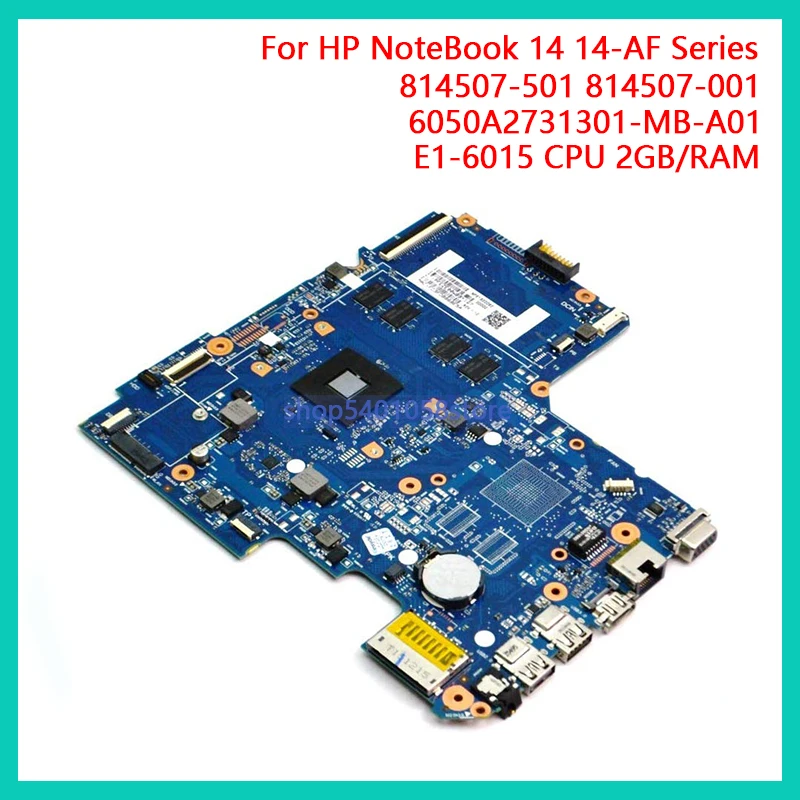 Материнская плата DUORUN для ноутбука hp 14 14-AF Series 814507-501 814507-001 6050A2731301-MB-A01 E1-6015
